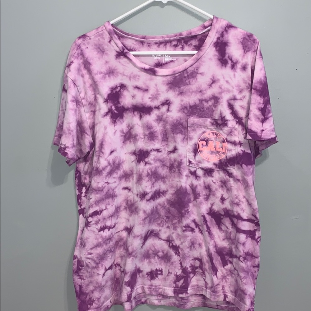 Tie-dye Palm Springs cali tee